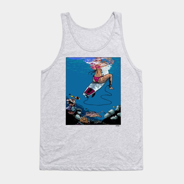 Surf Reef Tank Top by OBSUART